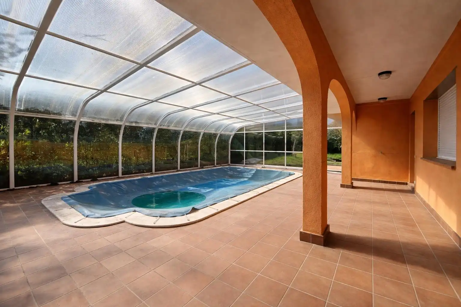 Piscina de Casa adosada en venda en Carrascal de Barregas amb Piscina
