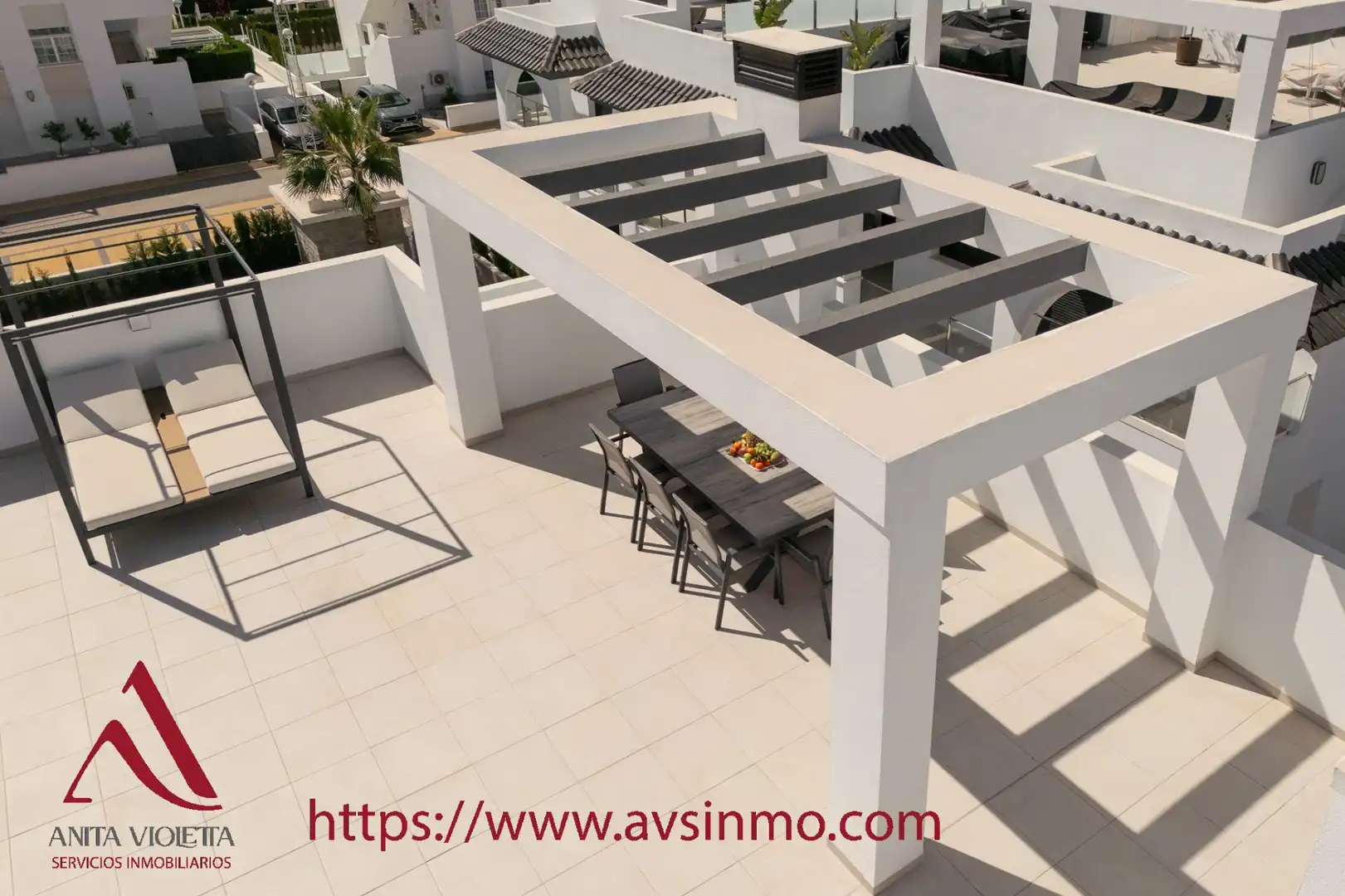 Terrace of Apartments for rent in Rojales  with Air Conditioner, Terrace and Furnished