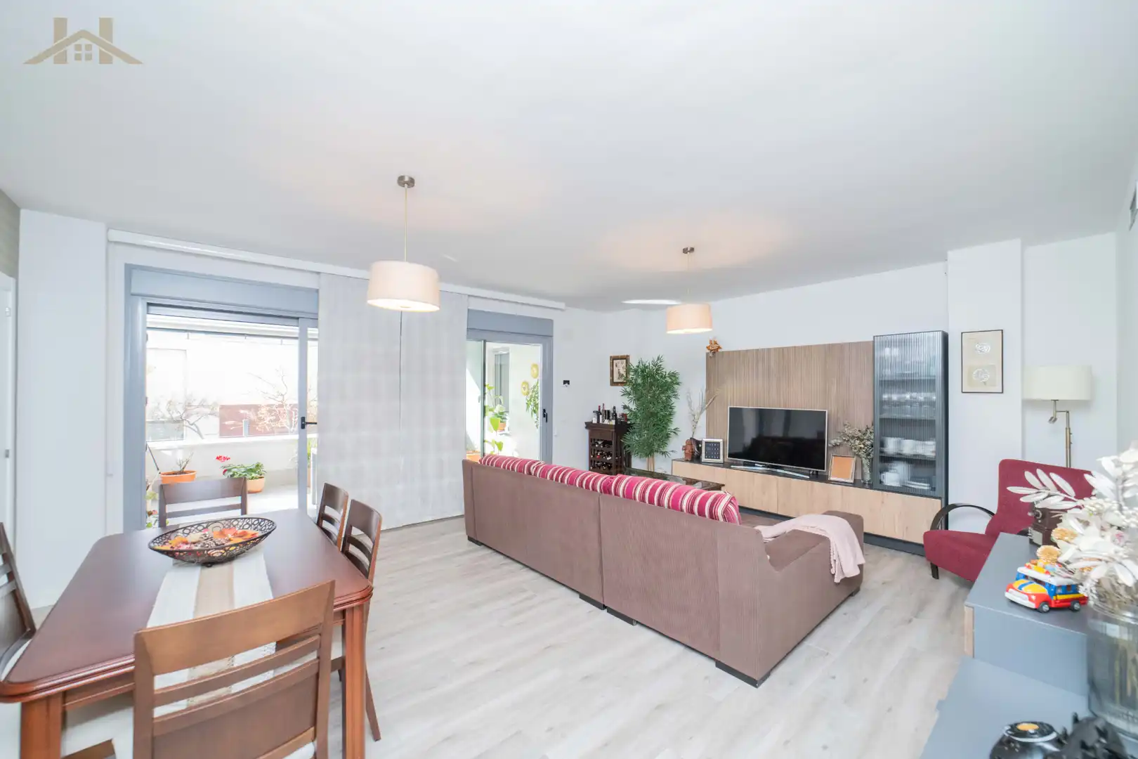 Wohnzimmer von Wohnung zum Verkauf in Arroyomolinos (Madrid) mit Klimaanlage, Heizung und Terrasse