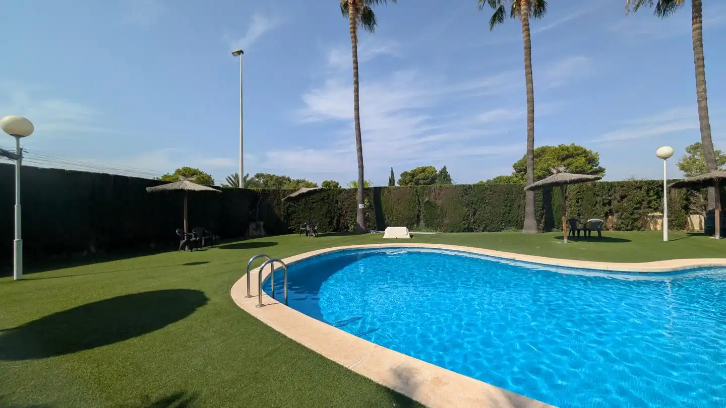 Piscina de Casa o xalet en venda en Elche / Elx amb Aire condicionat, Jardí privat i Terrassa