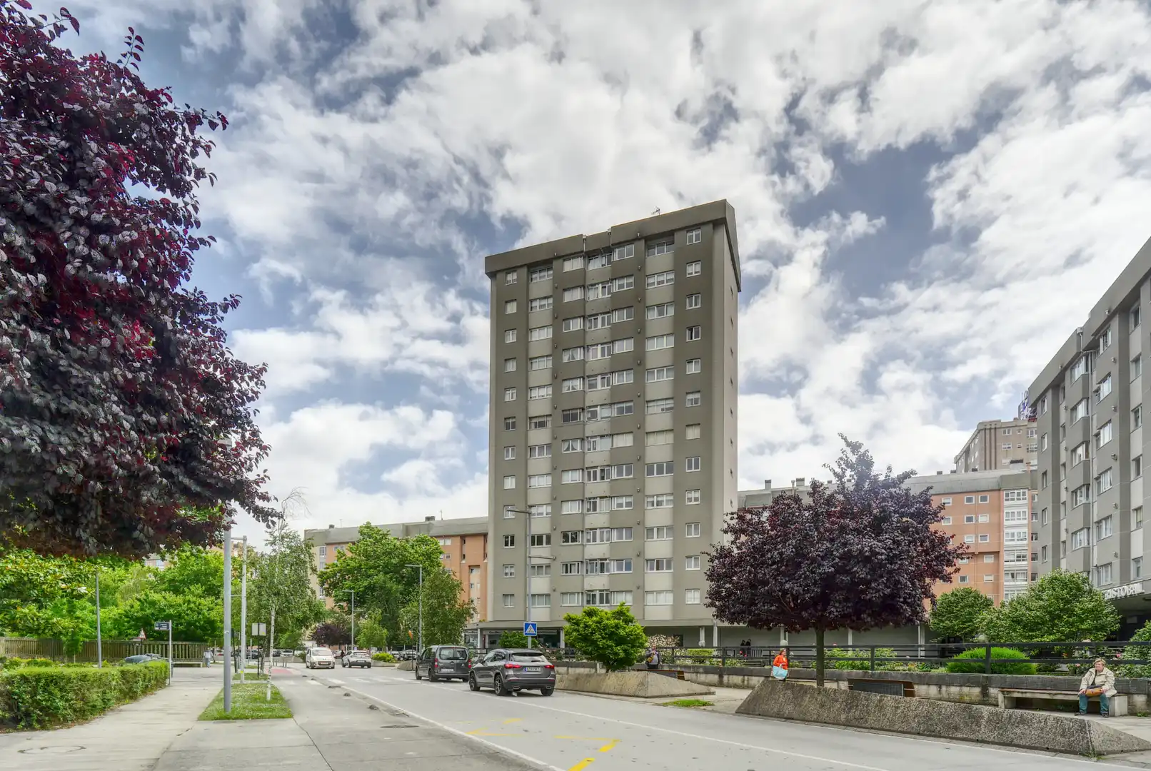 Vista exterior de Piso en venta en A Coruña Capital  con Calefacción, Parquet y Trastero