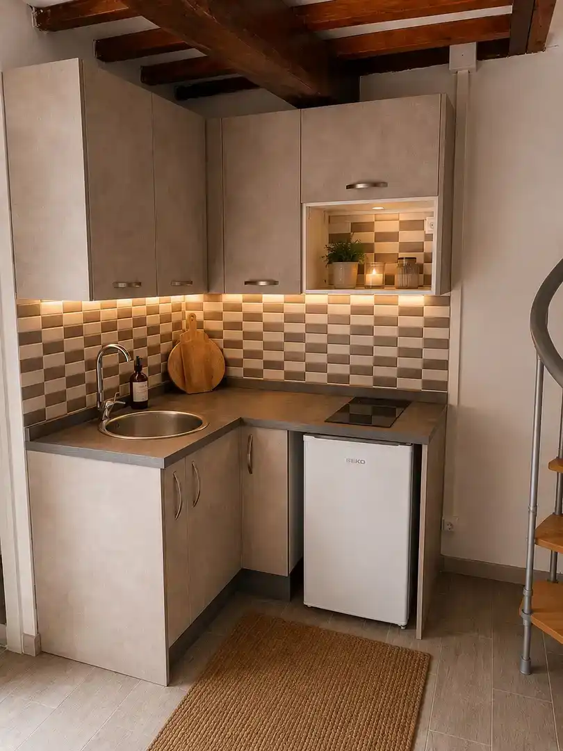 Cocina de Apartamento de alquiler en Lena con Amueblado