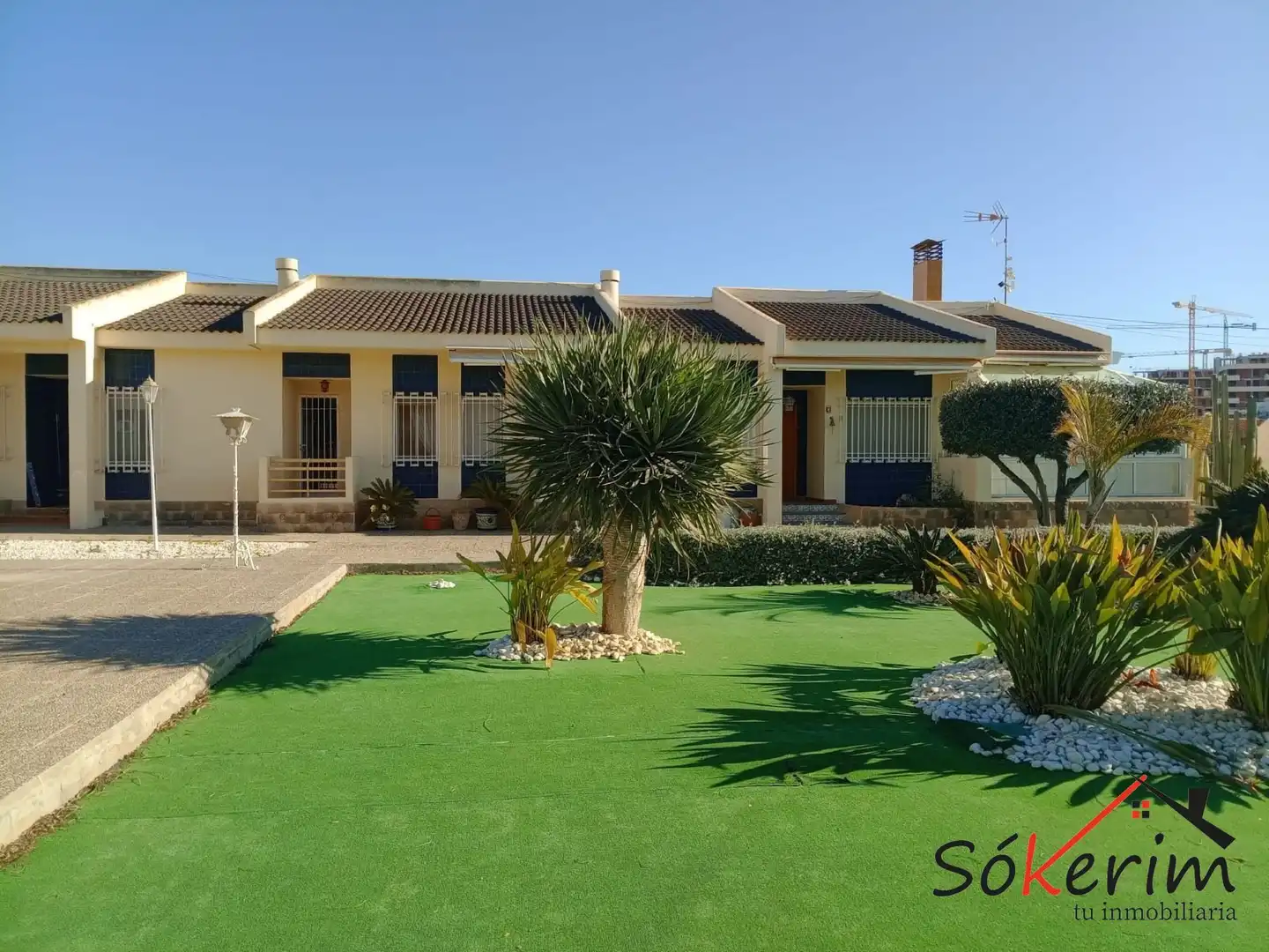 Exterior view of Houses for sale in Villajoyosa / La Vila Joiosa  with Air Conditioner, Heating and Private garden