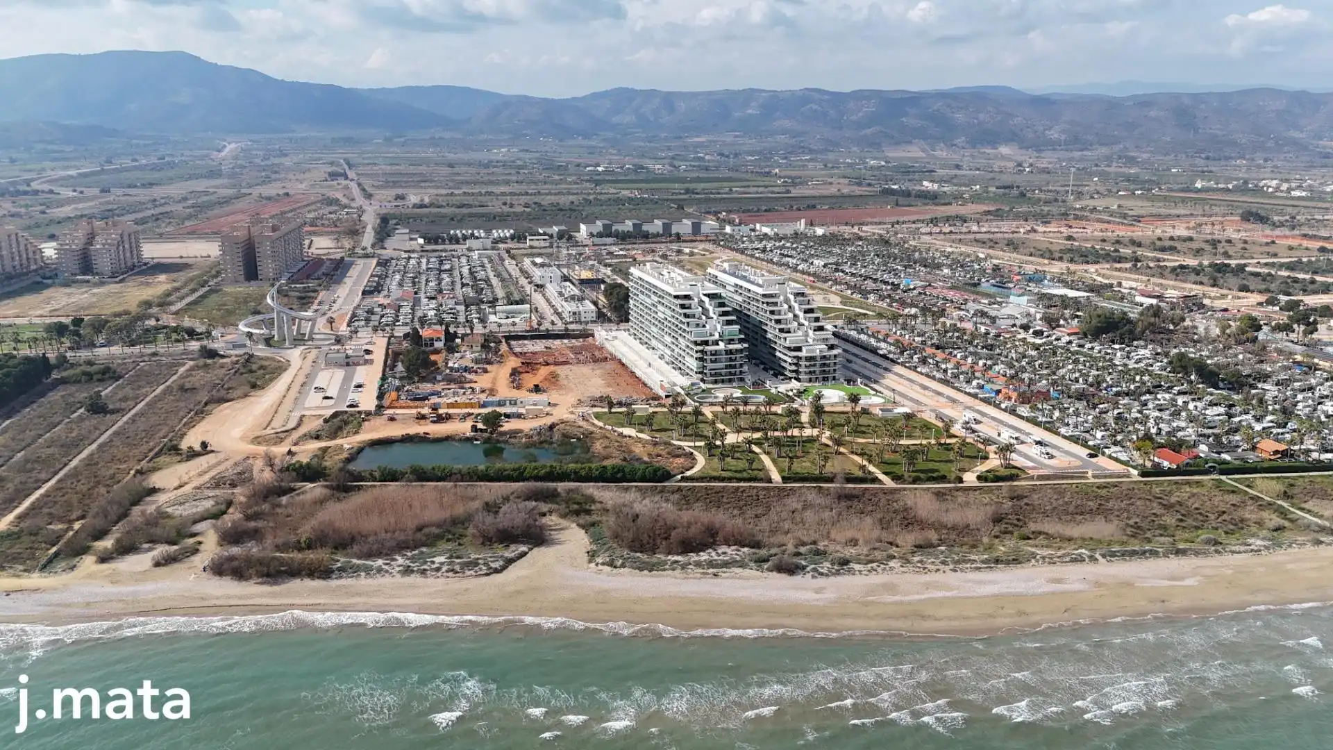 Vista exterior de Apartamento en venta en Oropesa del Mar / Orpesa con Aire acondicionado, Jardín privado y Terraza