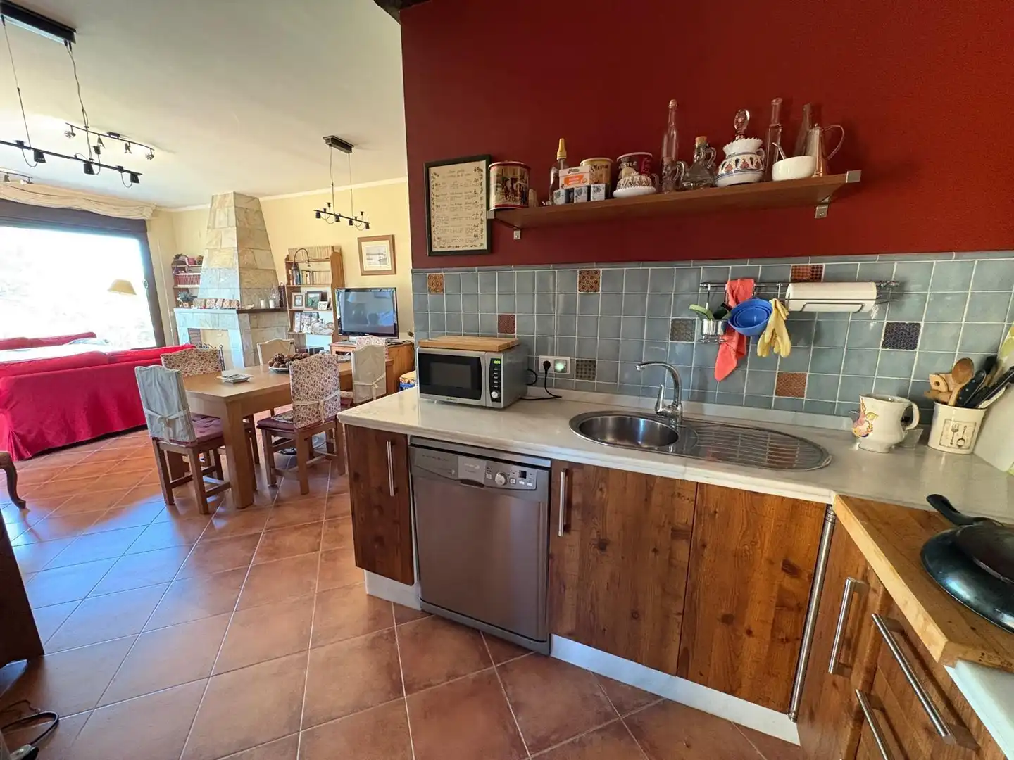 Cocina de Finca rústica en venta en Espiel con Aire acondicionado y Jardín privado