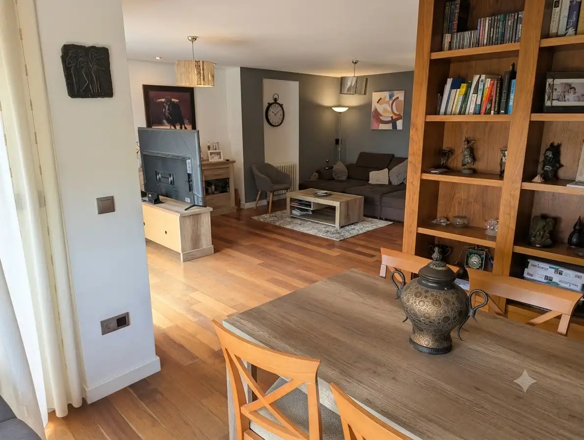 Sala d'estar de Apartament en venda en Sagunto / Sagunt amb Aire condicionat, Calefacció i Parquet