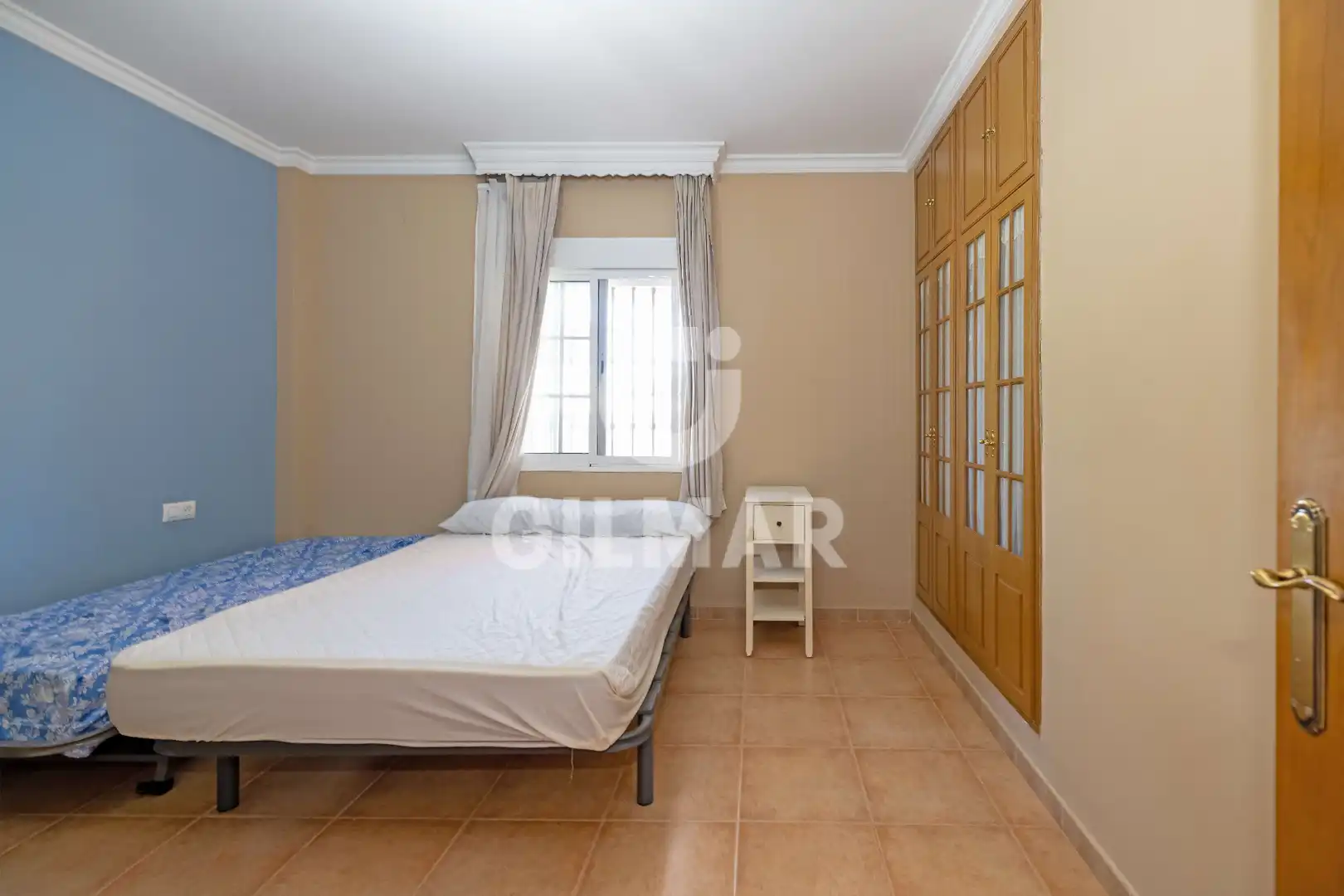 Dormitori de Casa o xalet de lloguer en El Puerto de Santa María amb Aire condicionat, Jardí privat i Piscina
