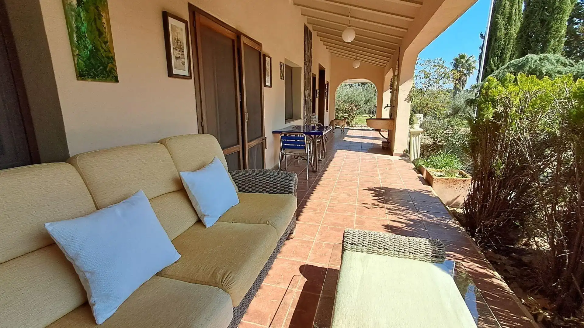 Terrace of Houses for rent in Ontinyent  with Heating, Private garden and Furnished