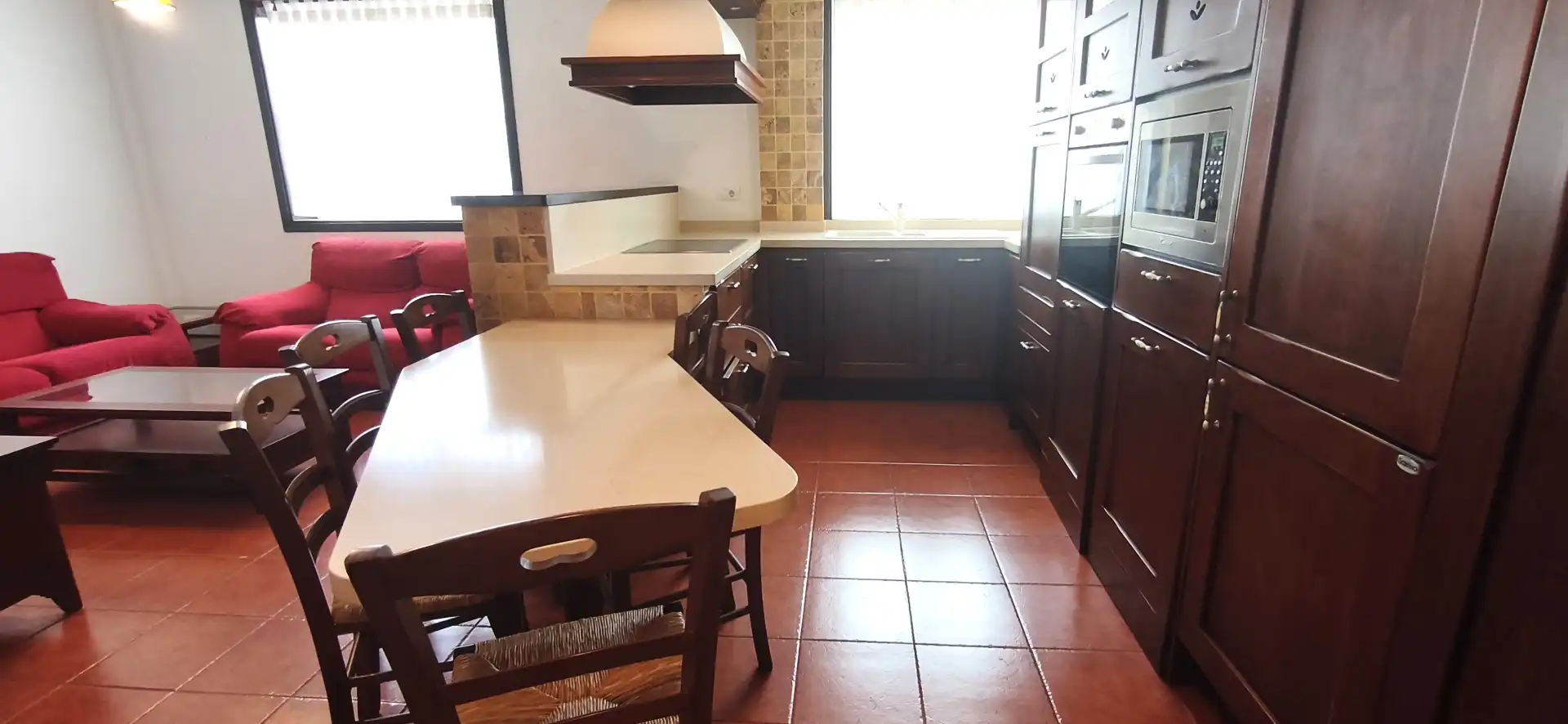 Küche von Wohnung zur Miete in San Cristóbal de la Laguna mit Möbliert, Ofen und Waschmaschine