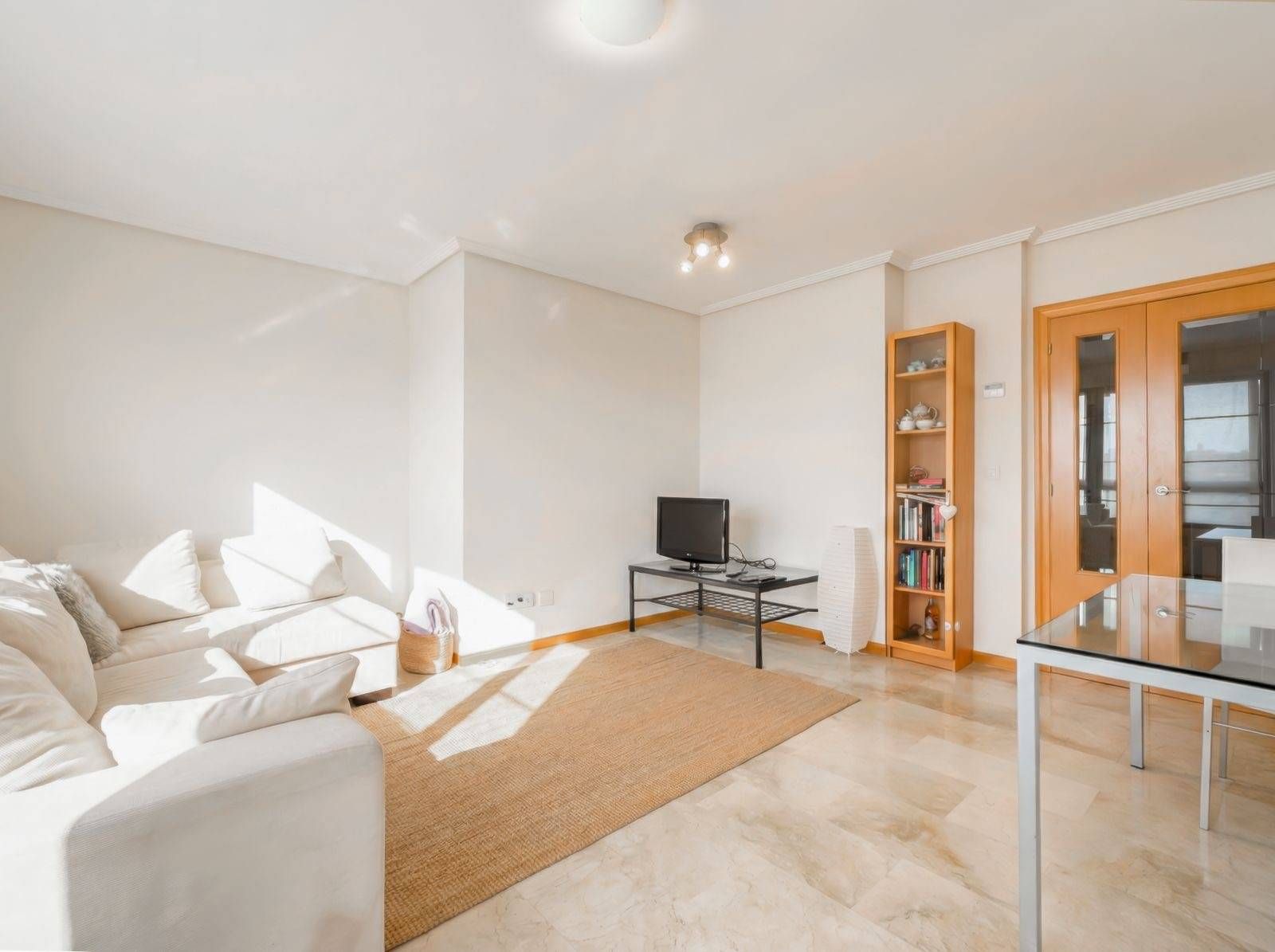 Living room of Flat for sale in  Palma de Mallorca  with Air Conditioner, Storage room and Furnished