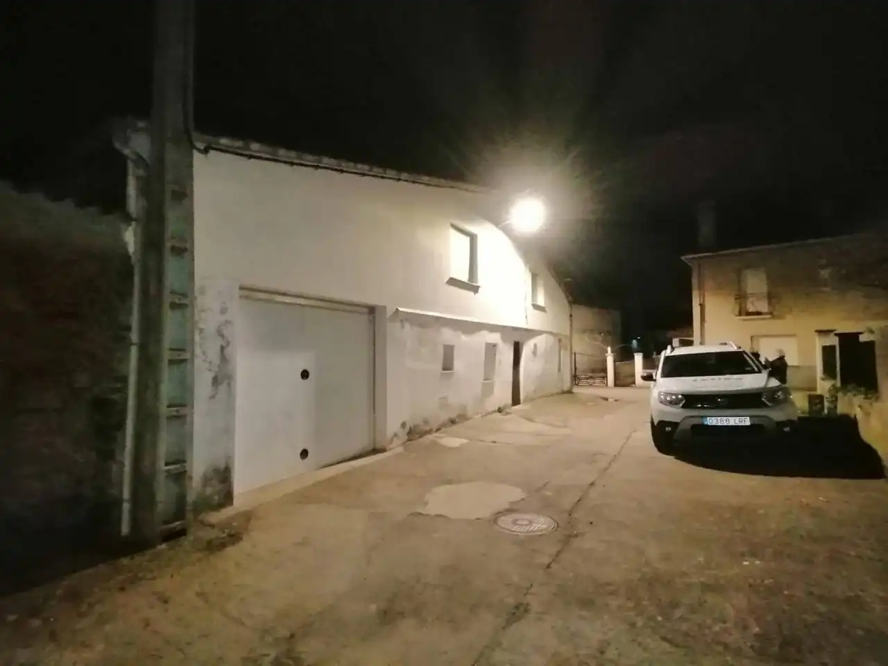 Vista exterior de Casa adosada en venda en El Bodón  amb Calefacció i Moblat