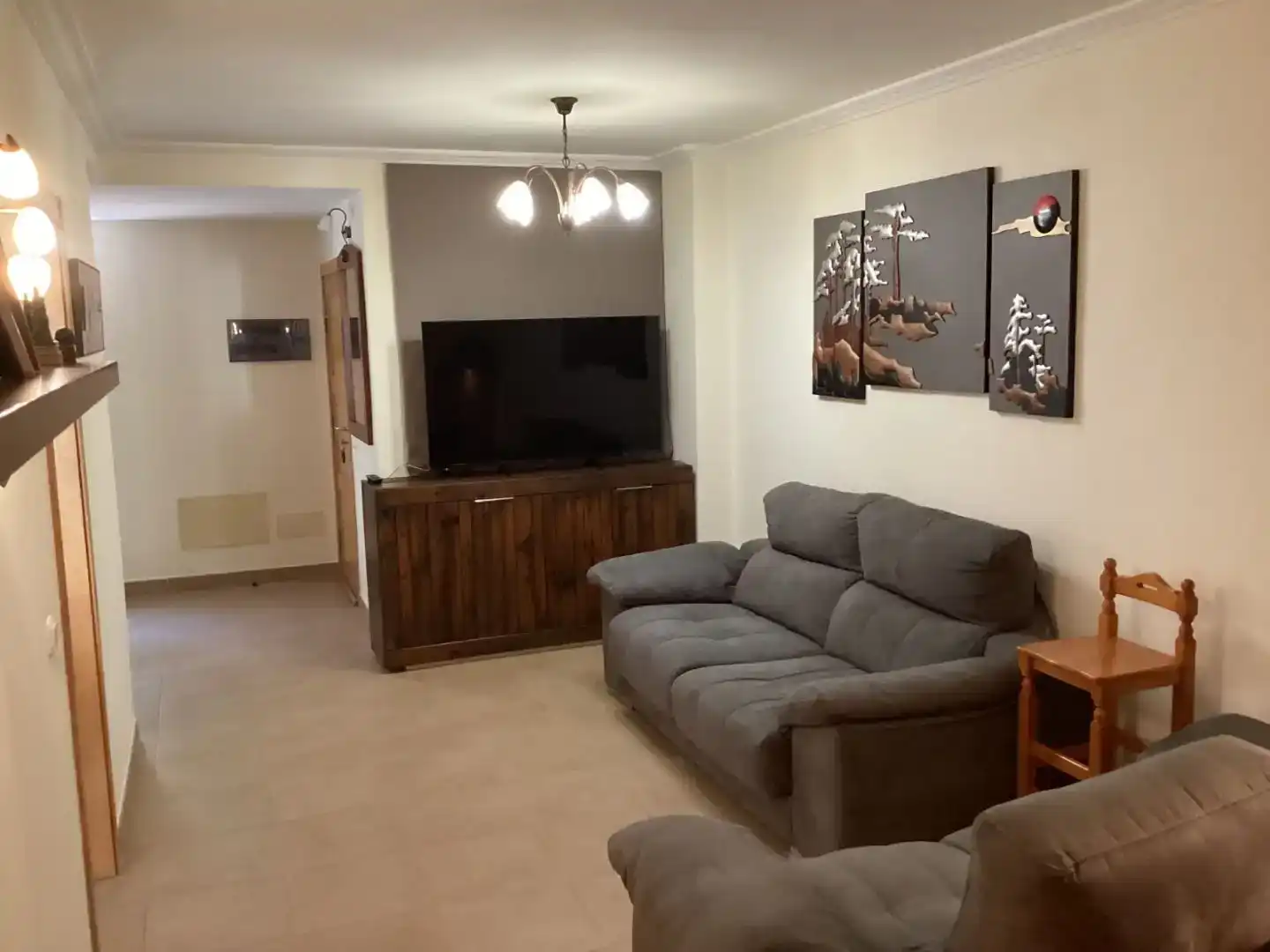 Sala d'estar de Casa adosada en venda en Santiago del Teide amb Piscina i Balcó