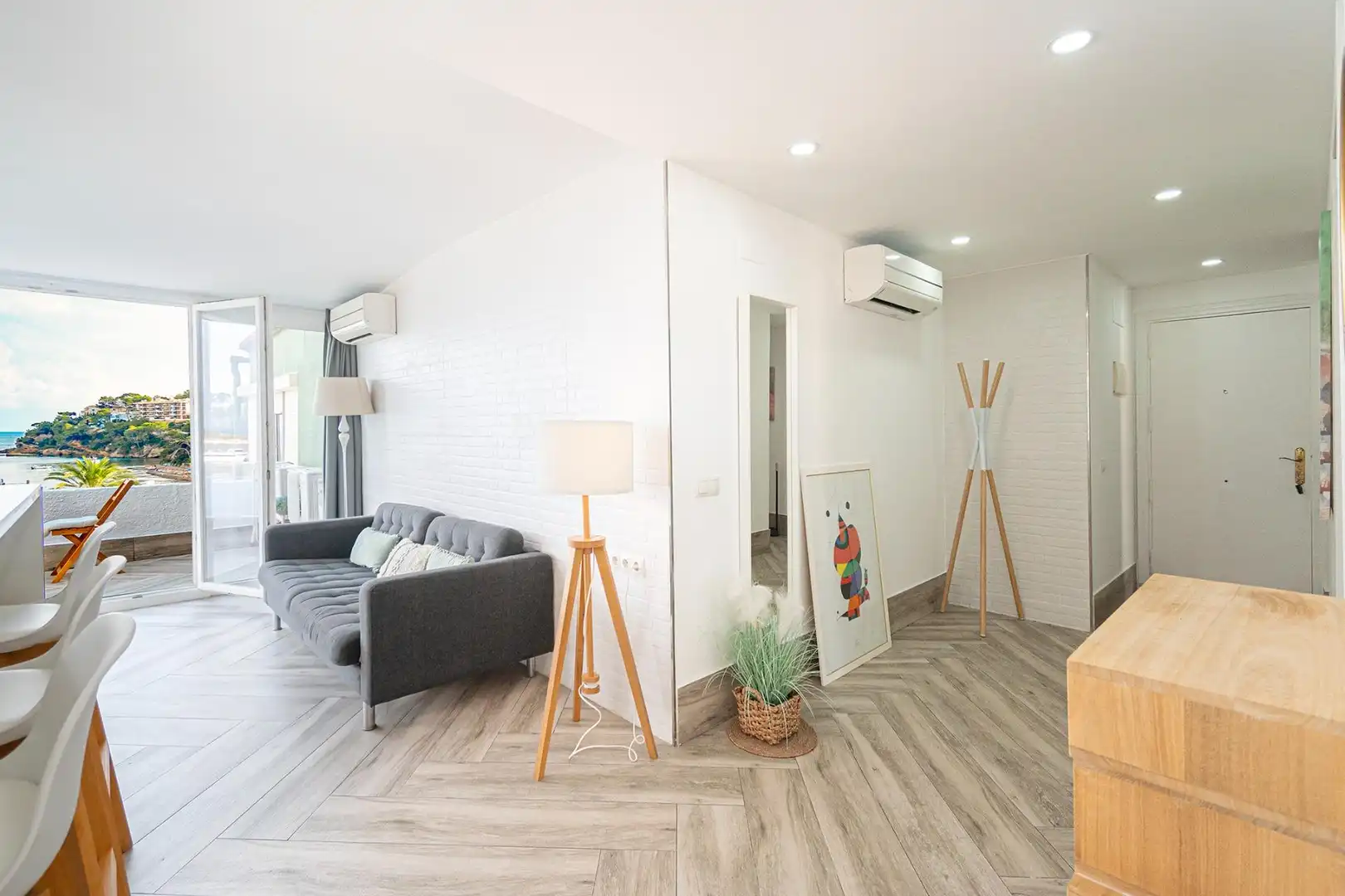 Living room of Attic for rent in Calvià  with Air Conditioner, Terrace and Balcony