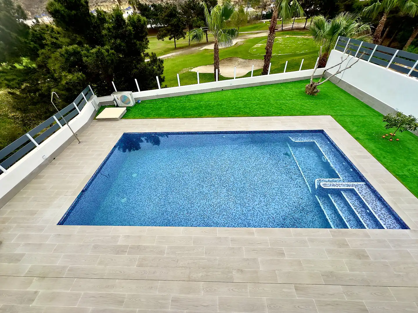 Piscina de Casa o xalet en venda en Rojales amb Aire condicionat, Jardí privat i Terrassa