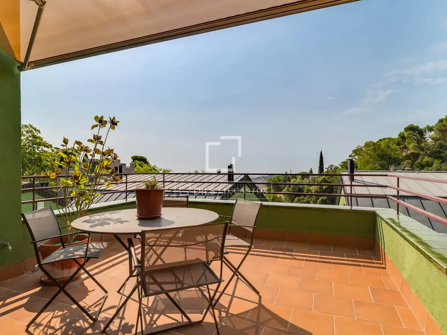 Terraza de Casa o chalet de alquiler en Barcelona con Aire acondicionado, Calefacción y Jardín privado