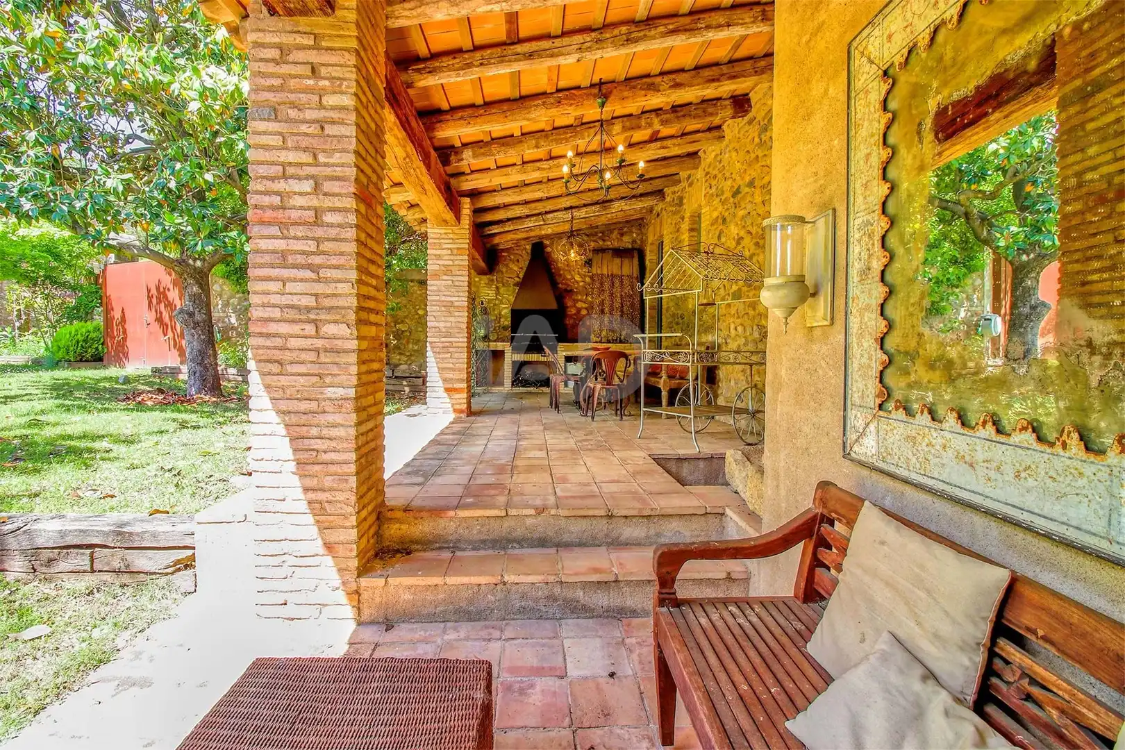 Terrassa de Finca rústica en venda en Vilademuls amb Calefacció, Terrassa i Piscina