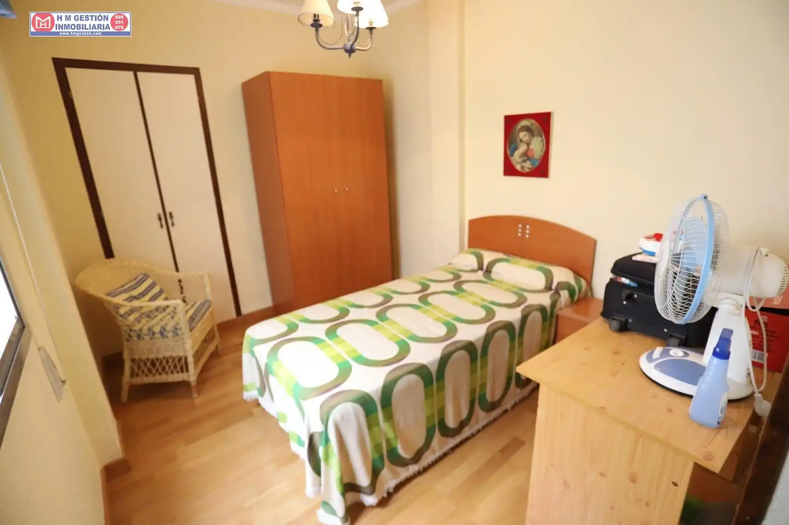 Schlafzimmer von Wohnung zum Verkauf in Alcázar de San Juan mit Heizung und Abstellraum