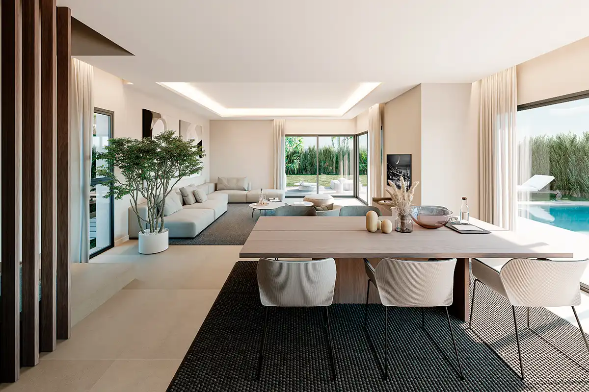 Sala d'estar de Casa o xalet en venda en Alicante / Alacant amb Aire condicionat, Calefacció i Jardí privat