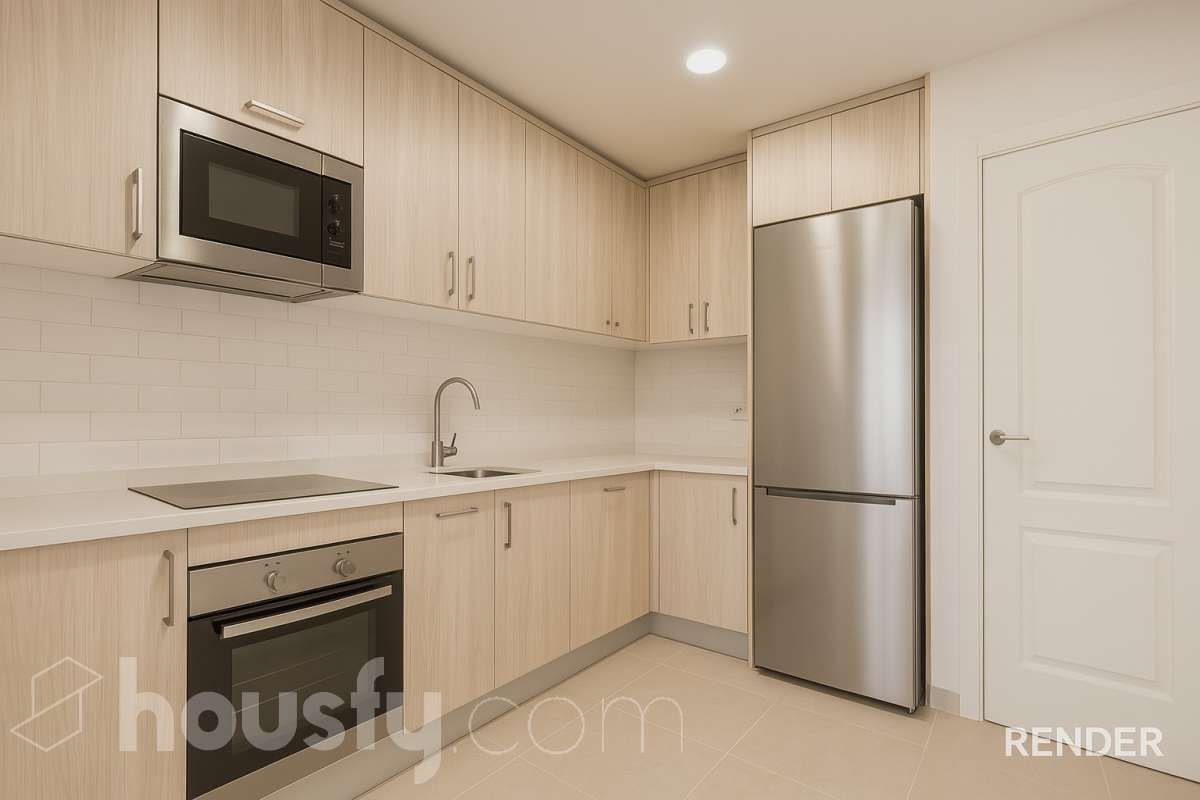 Cuina de Àtic en venda en L'Hospitalet de Llobregat amb Calefacció, Terrassa i Traster