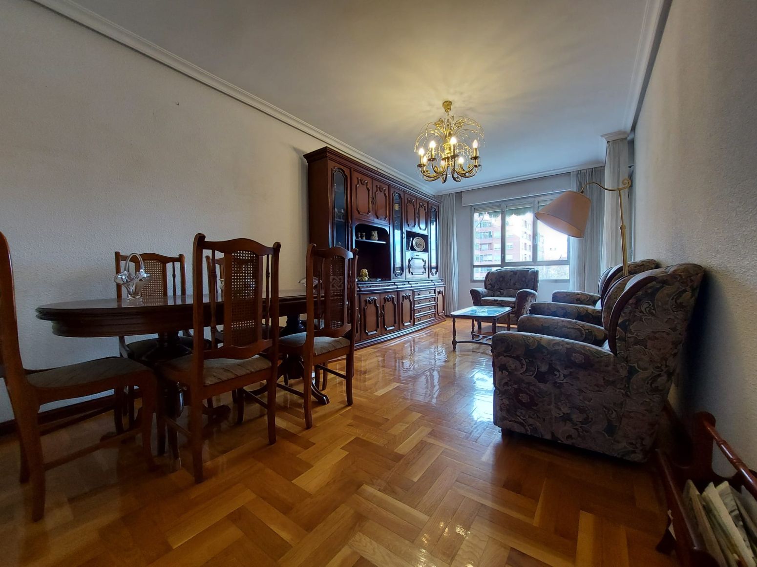 Living room of Flat for sale in  Logroño  with Heating, Parquet flooring and Terrace