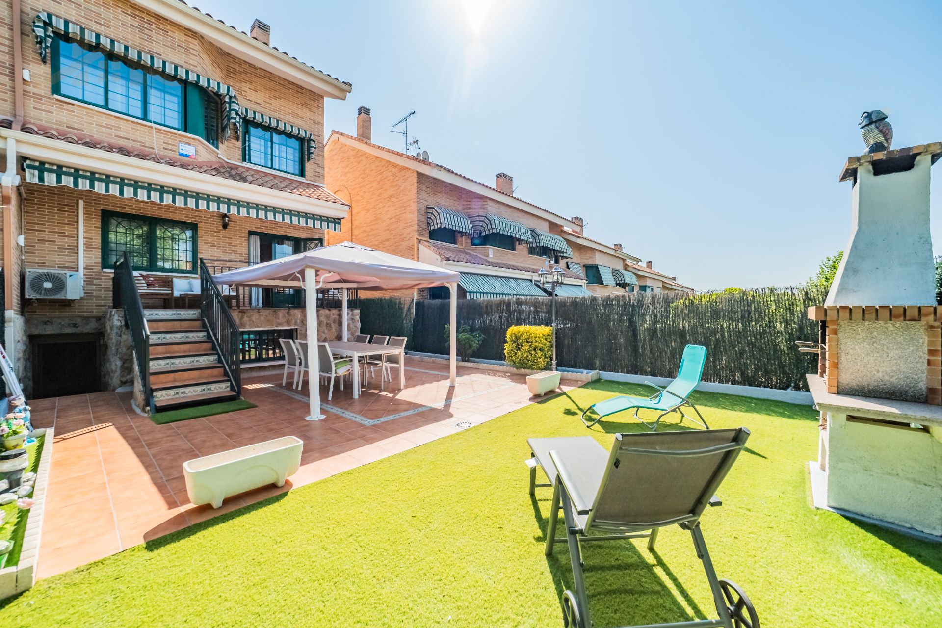 Terrace of Single-family semi-detached for sale in Arroyomolinos (Madrid)  with Air Conditioner, Heating and Private garden