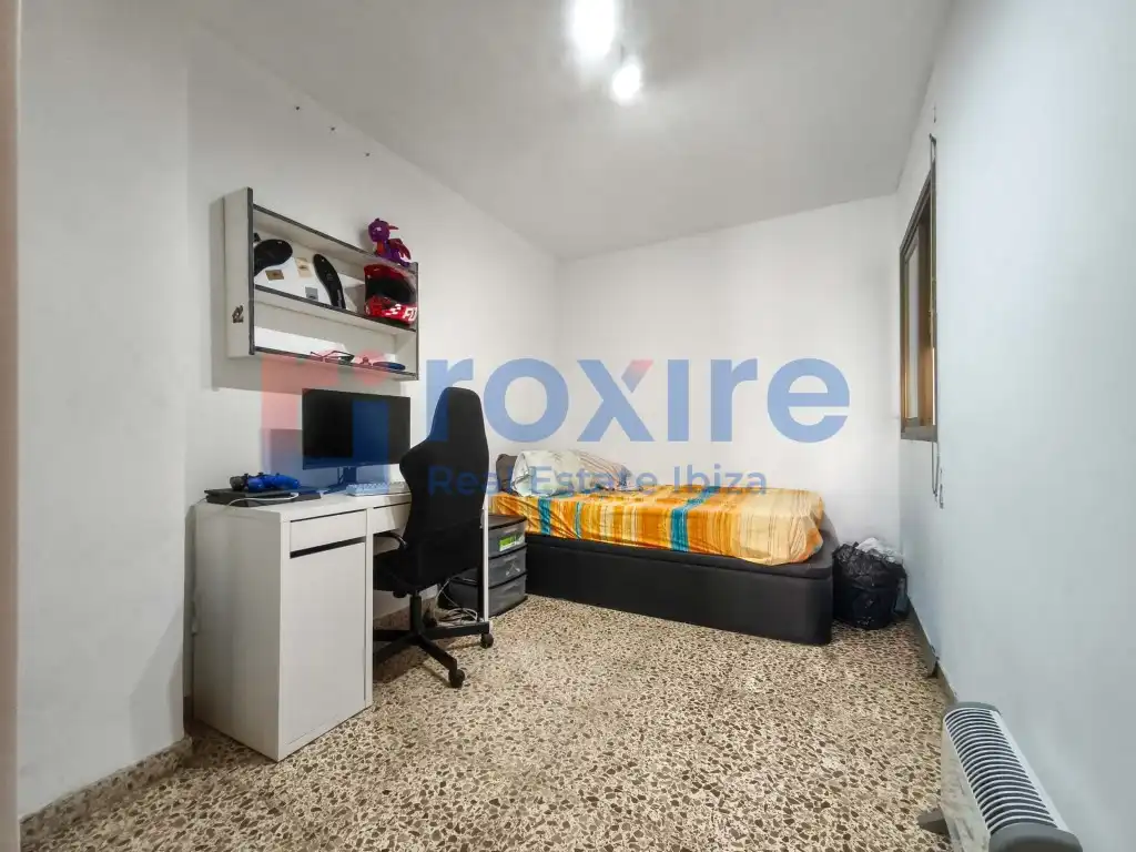 Schlafzimmer von Wohnung zur Miete in Eivissa mit Terrasse, Möbliert und Ofen