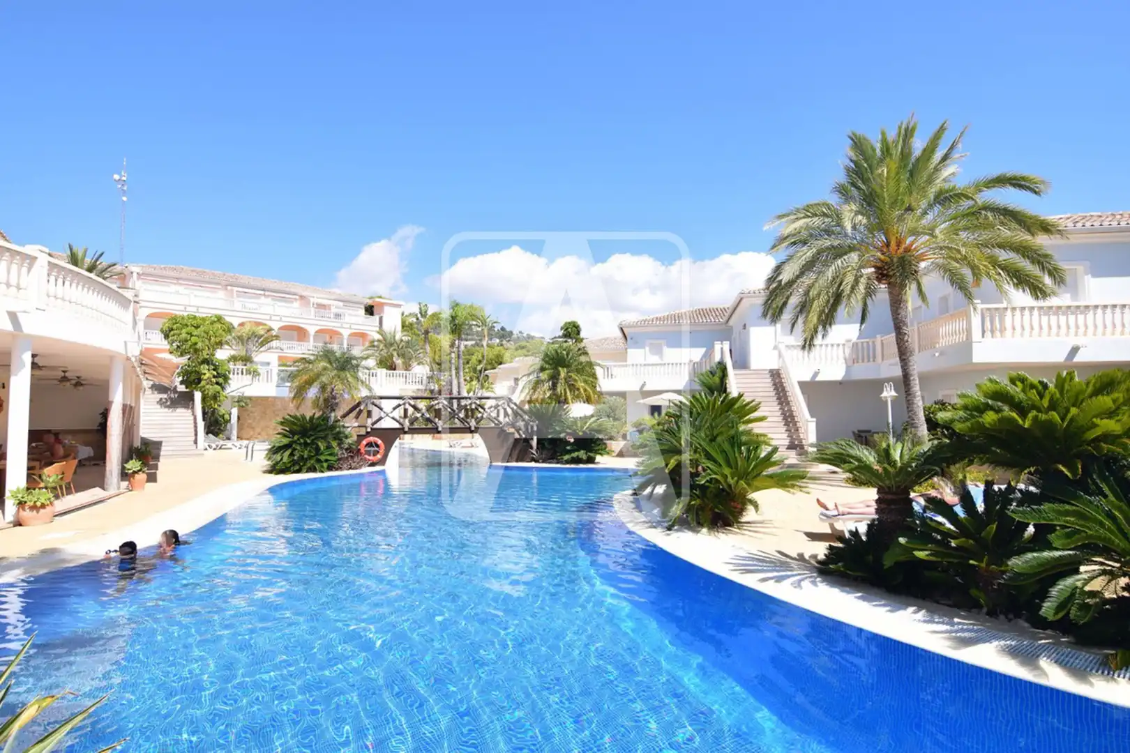 Swimming pool of Apartments for sale in Benissa  with Air Conditioner, Heating and Private garden