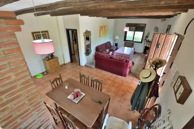 Sala de estar de Finca rústica en venta en Arriate con Jardín privado, Terraza y Piscina