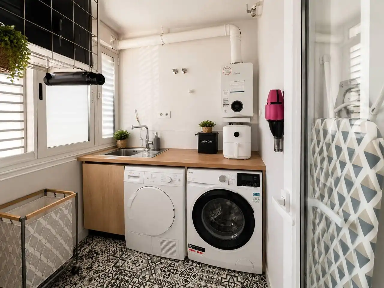 Cocina de Piso en venta en Alicante / Alacant con Aire acondicionado, Calefacción y Jardín privado