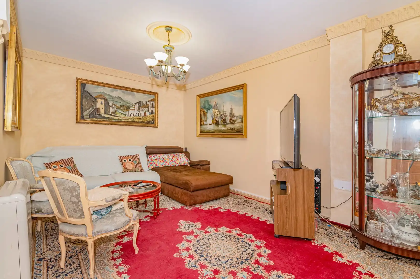 Sala de estar de Casa adosada en venta en Chauchina con Aire acondicionado, Calefacción y Trastero