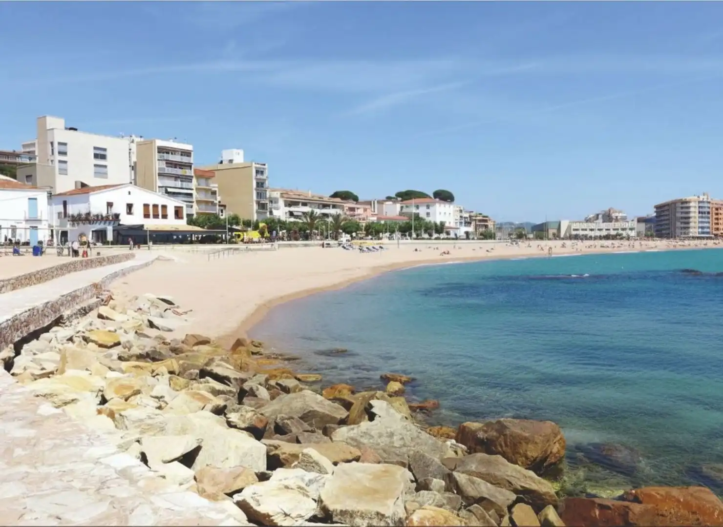 Vista exterior de Piso en venta en Blanes con Terraza y Amueblado