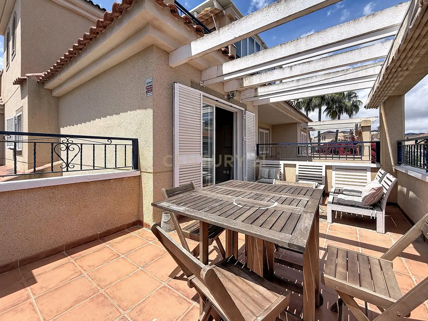 Terrace of Detached homes for rent in Pilar de la Horadada  with Air Conditioner and Community pool