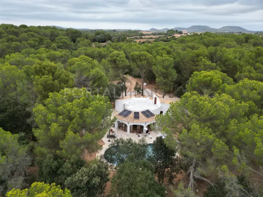 Vista exterior de Finca rústica en venta en Ferreries con Piscina