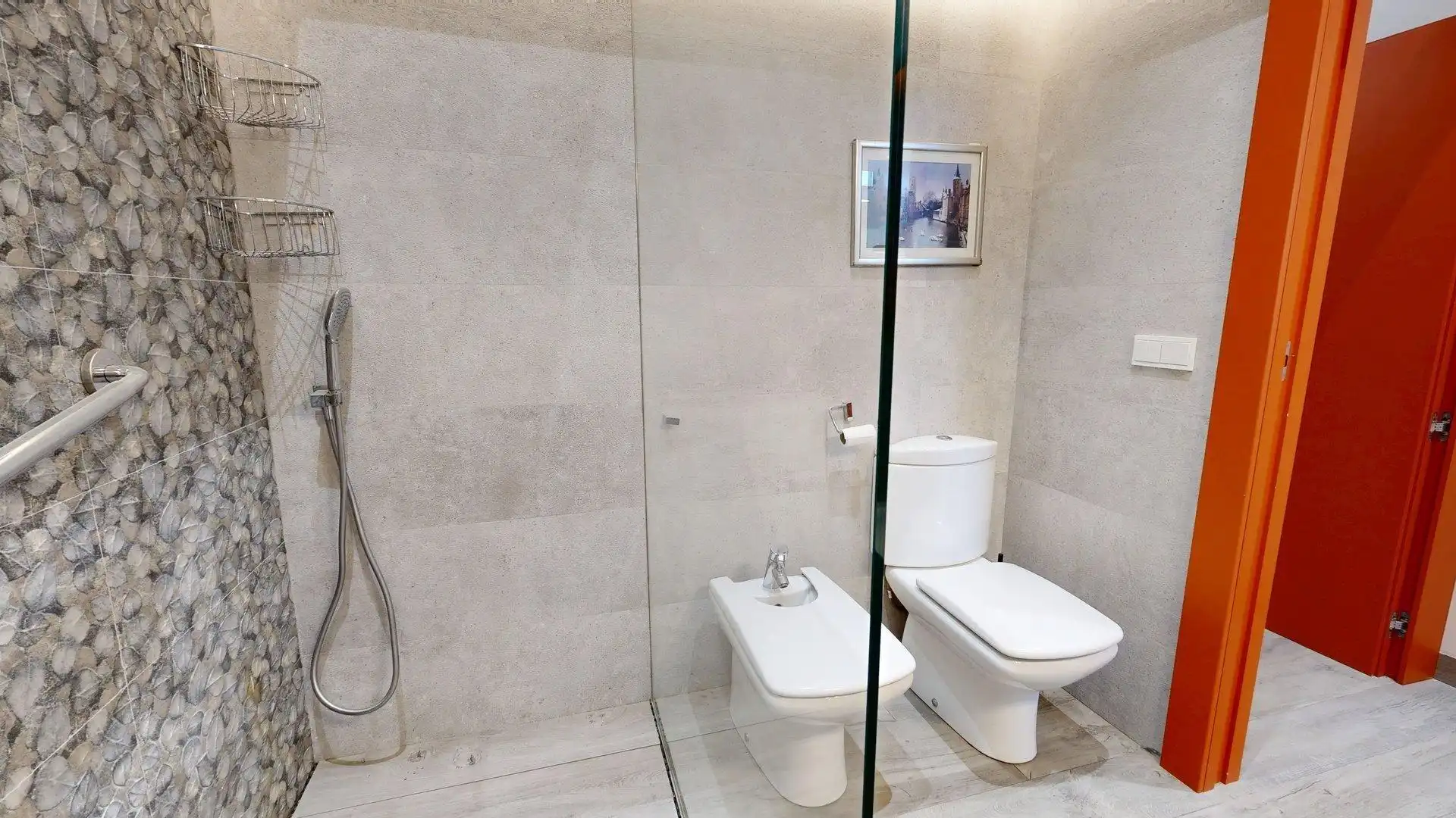 Baño de Casa o chalet en venta en Zaragoza con Aire acondicionado, Calefacción y Jardín privado