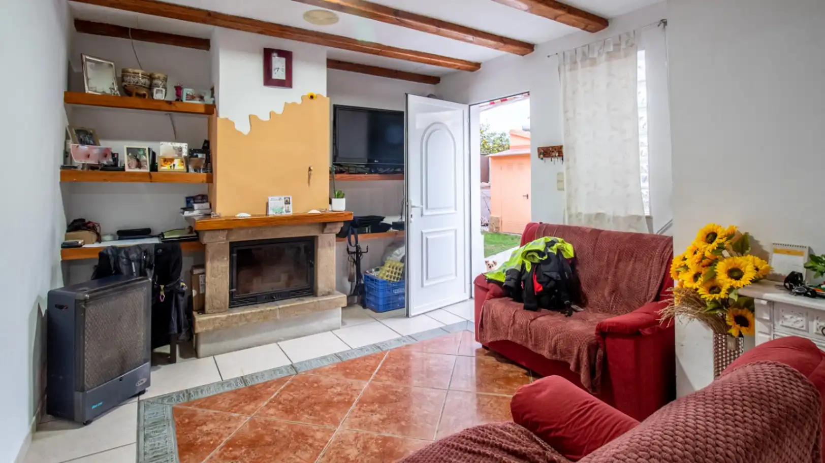 Sala de estar de Casa o chalet en venta en Oliva con Jardín privado, Terraza y Trastero