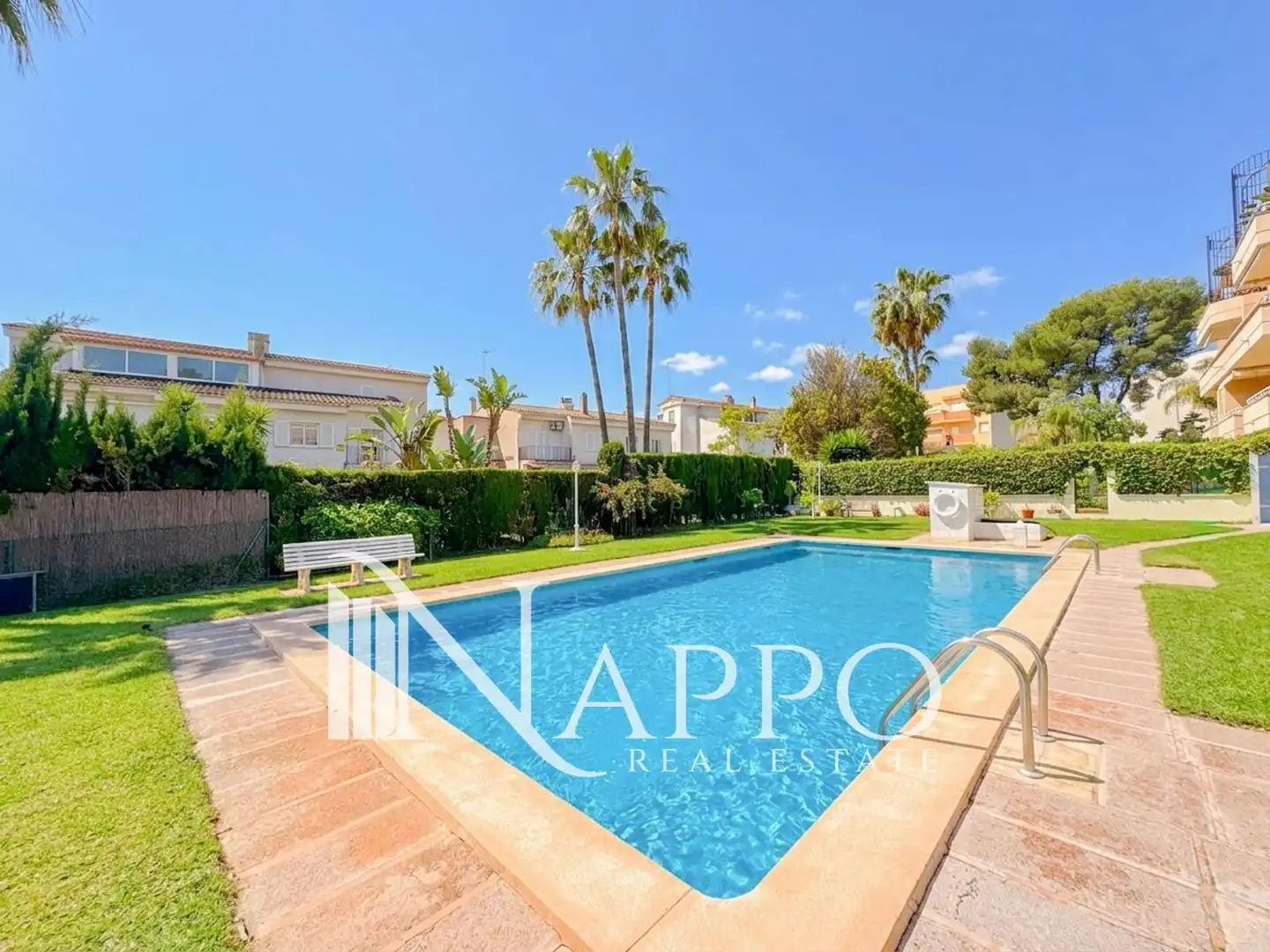 Exterior view of Duplexes for sale in Llucmajor  with Air Conditioner, Terrace and Swimming Pool