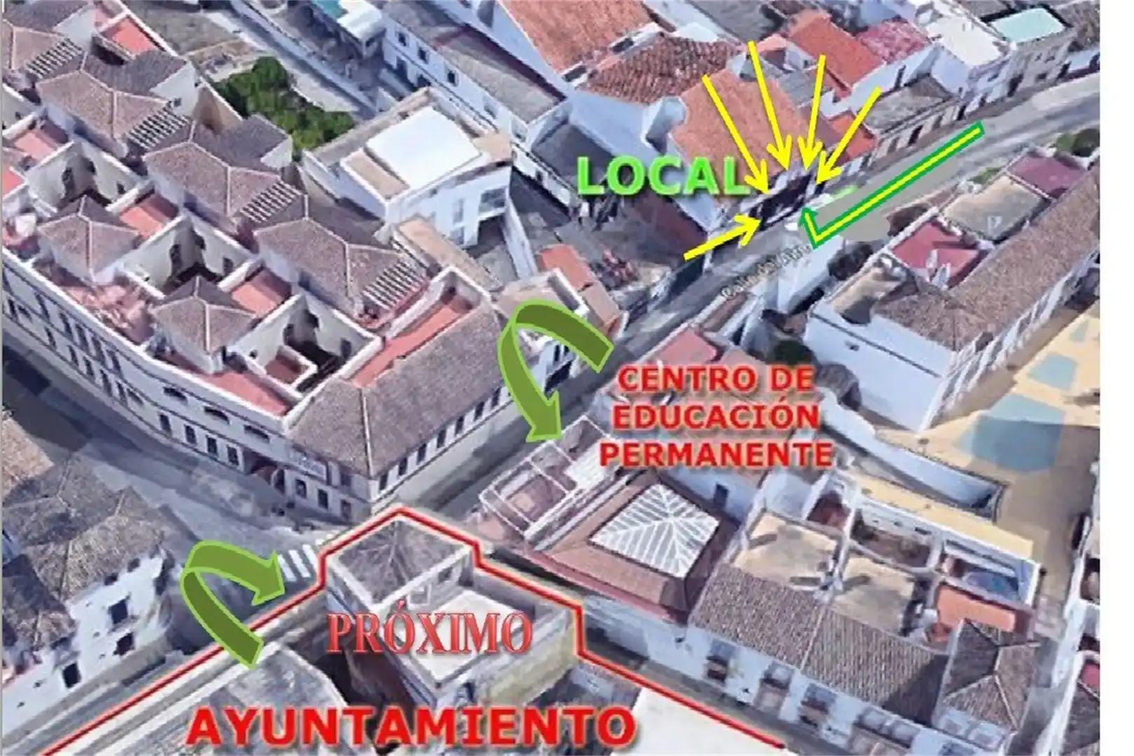 Außenansicht von Geschaftsraum zur Miete in Gines mit Klimaanlage