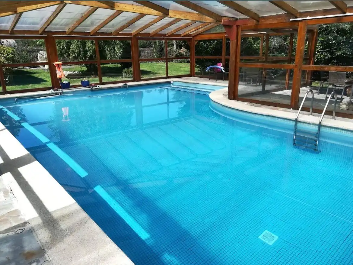 Piscina de Finca rústica en venta en Outeiro de Rei con Piscina y Amueblado