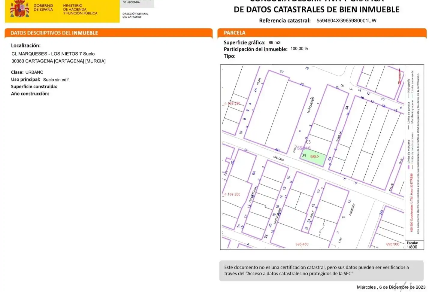 Grundstücke und Bauplätze zum Verkauf in Avenida Constitución, imagen 11