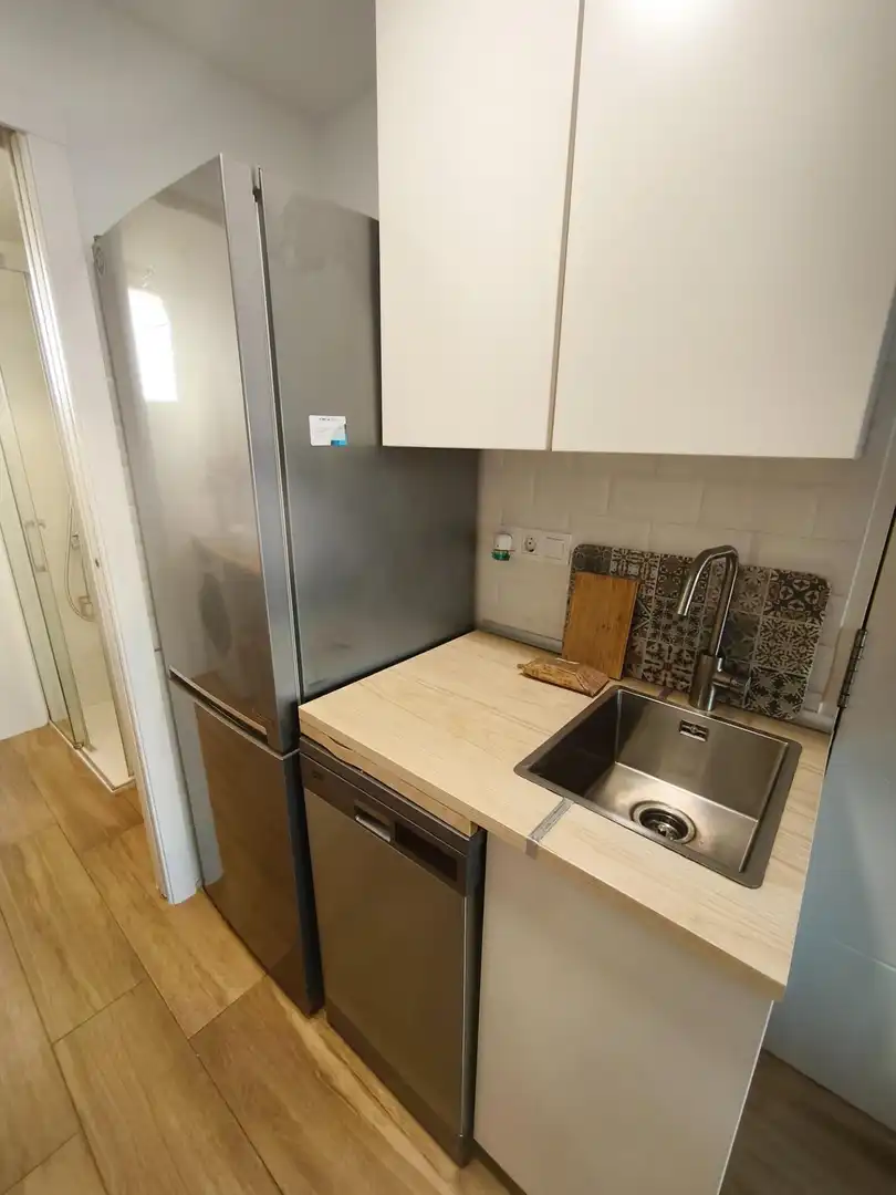 Cocina de Apartamento en venta en Alicante / Alacant con Piscina comunitaria