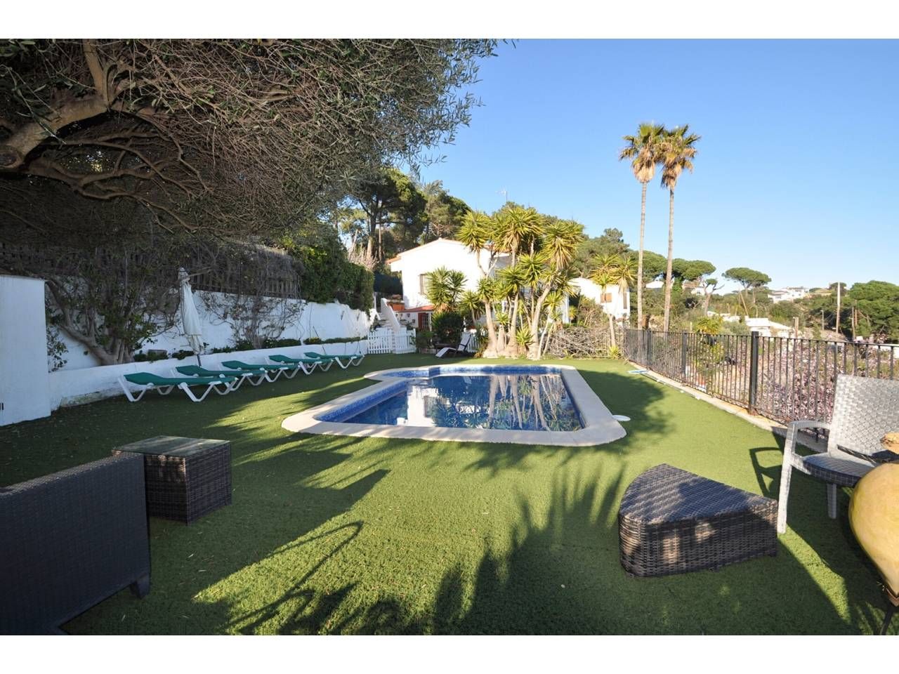 Piscina de Casa o xalet en venda en Lloret de Mar amb Jardí privat, Terrassa i Piscina