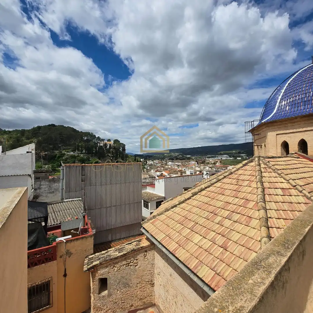 Vista exterior de Casa o xalet en venda en Mogente / Moixent amb Aire condicionat, Terrassa i Traster