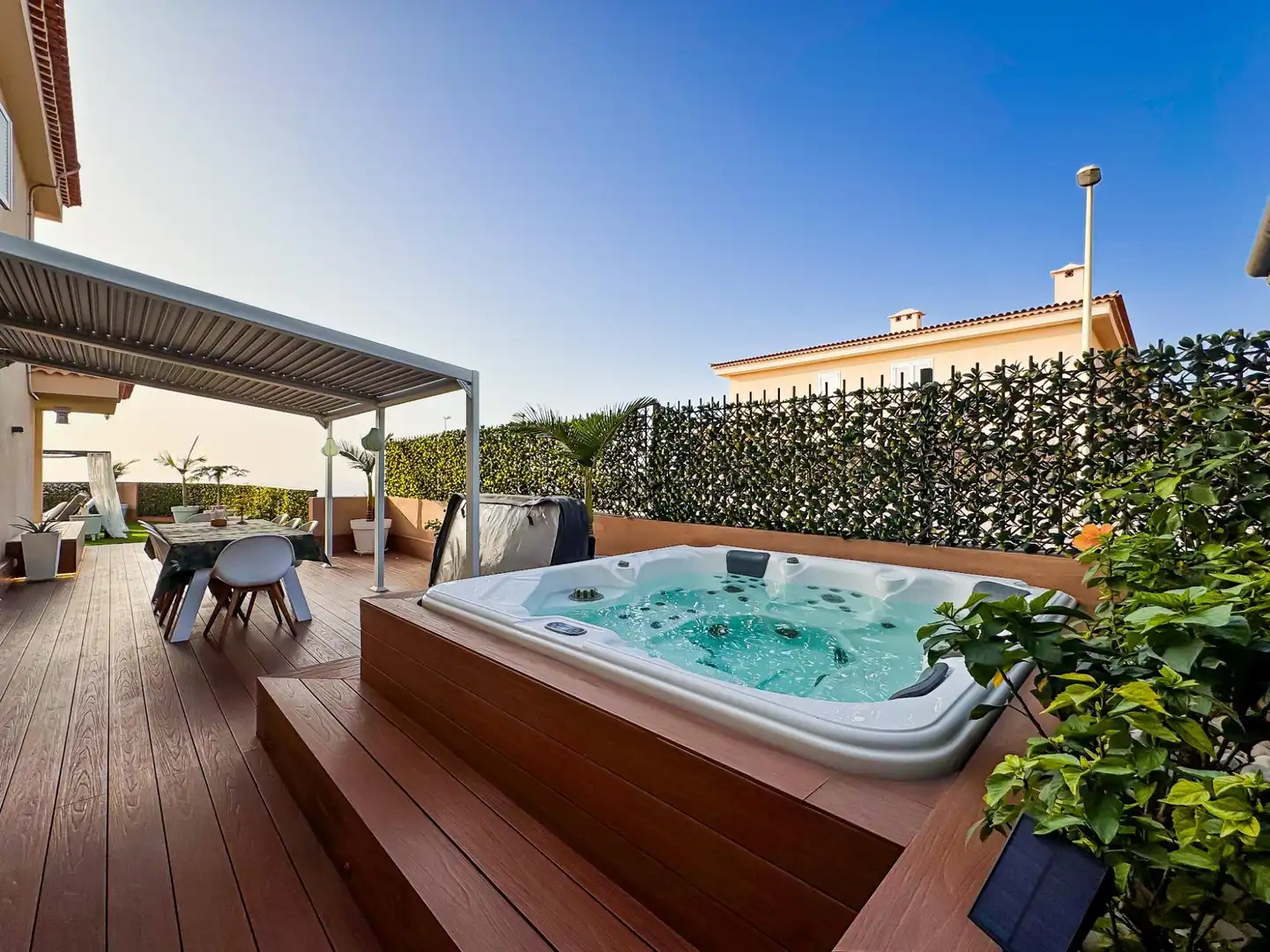 Terrace of Houses for sale in Santiago del Teide  with Air Conditioner, Private garden and Terrace
