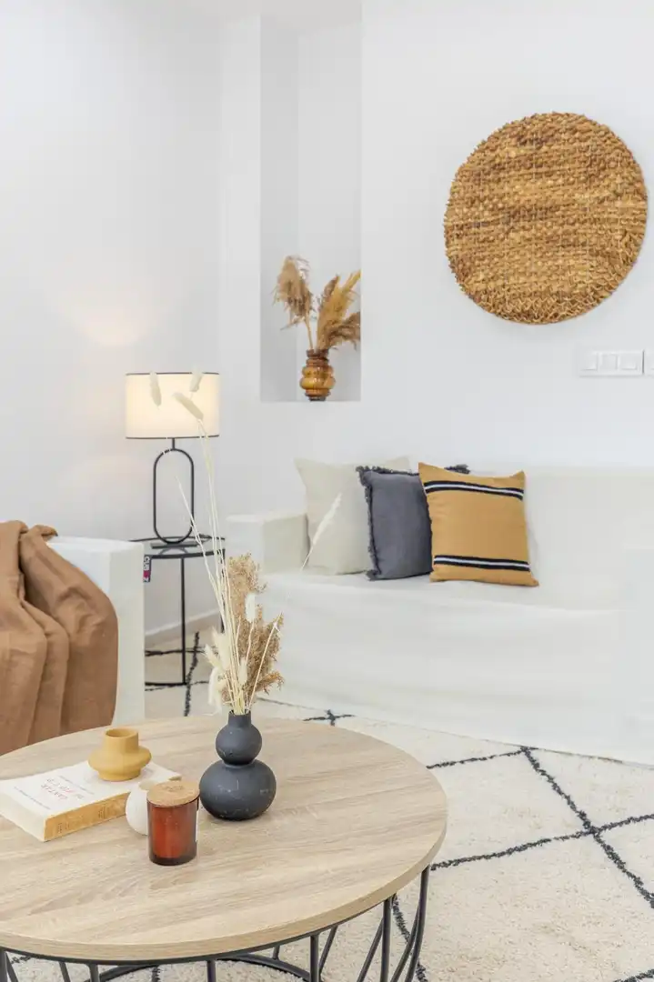 Sala de estar de Planta baja en venta en Bonrepòs i Mirambell con Aire acondicionado