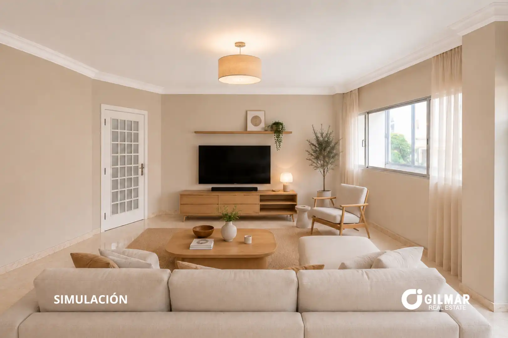 Sala de estar de Piso en venta en Gáldar con Terraza y Balcón