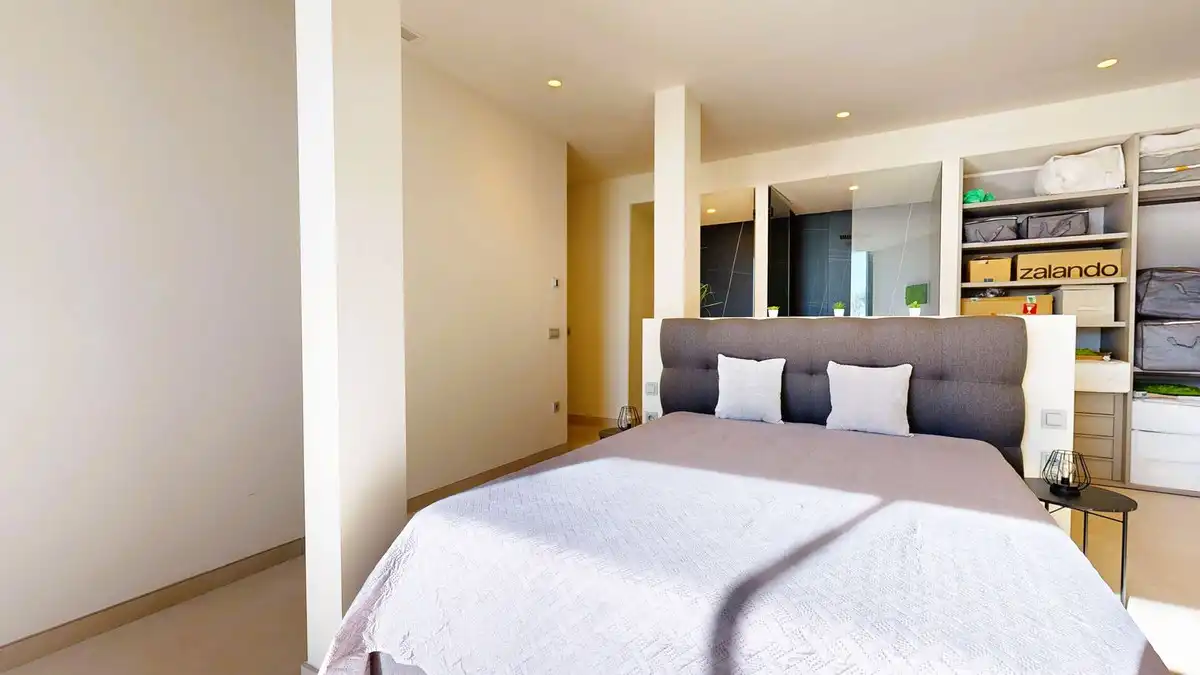 Bedroom of Houses for rent in Marbella  with Air Conditioner, Private garden and Terrace