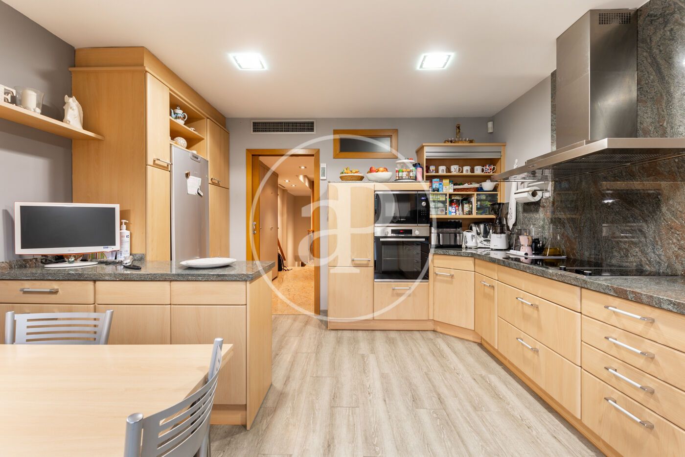 Kitchen of Single-family semi-detached for sale in Sabadell  with Air Conditioner, Heating and Terrace