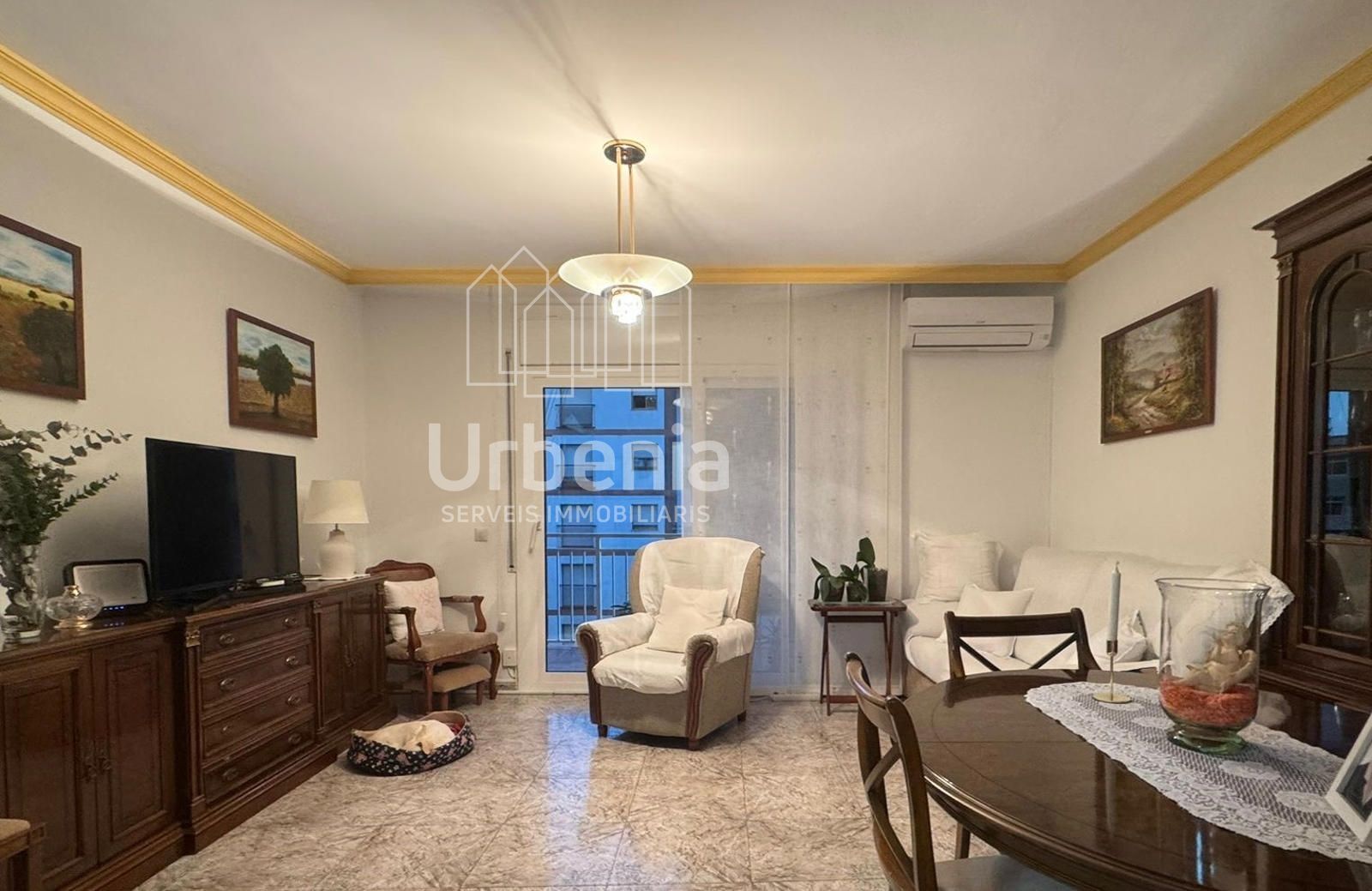 Living room of Flat for sale in Mataró  with Air Conditioner and Terrace