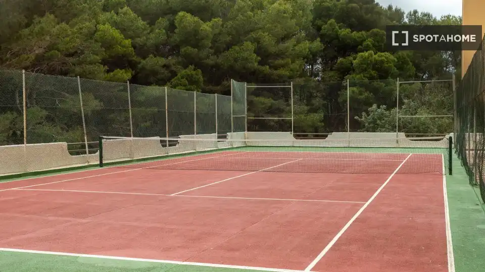 Jardín de Piso de alquiler en Valencia con Aire acondicionado, Calefacción y Amueblado