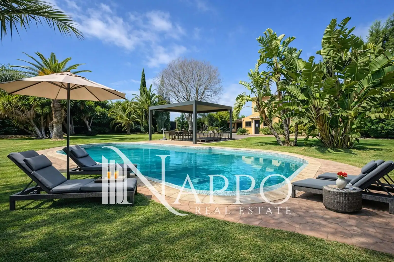 Jardín de Casa adosada en venta en  Palma de Mallorca con Aire acondicionado, Calefacción y Jardín privado